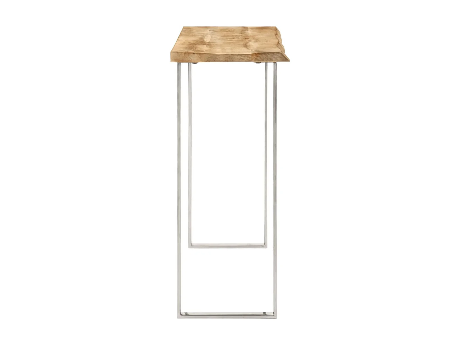 Table console à live edge 105x33x76 cm bois de manguier massif