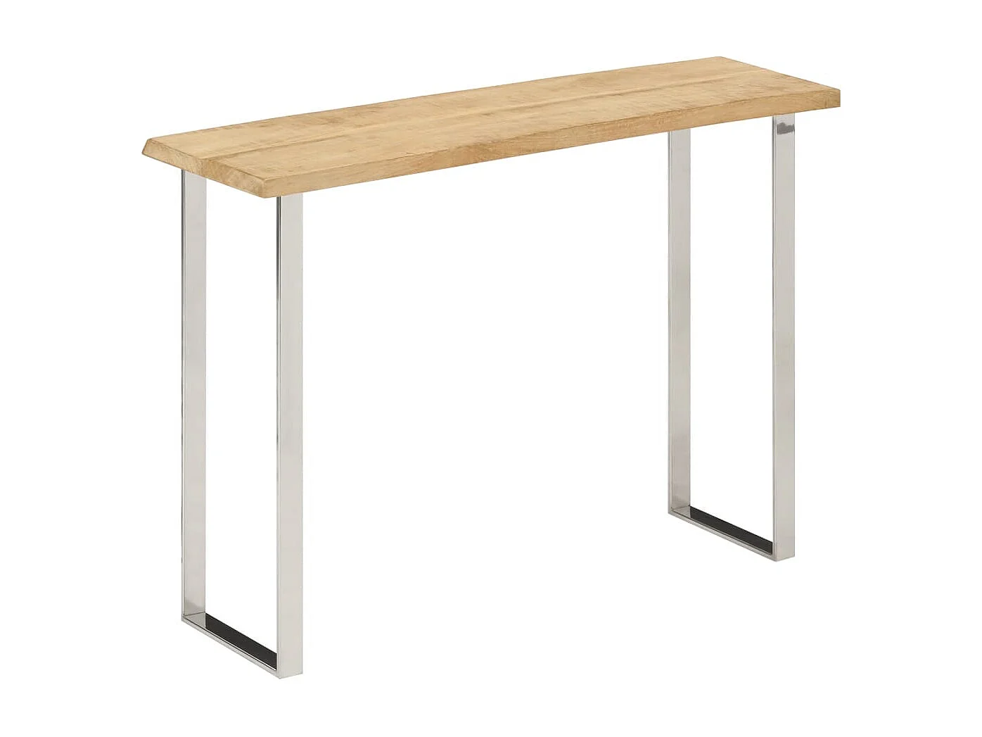 Table console à live edge 105x33x76 cm bois de manguier massif