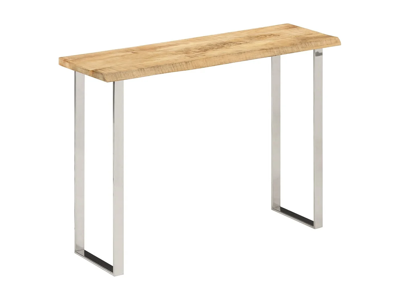 Table console à live edge 105x33x76 cm bois de manguier massif