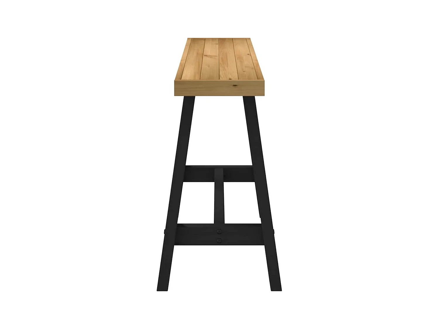 Mesa consola NOAIN patas en A madera maciza pino 120x30x75 cm