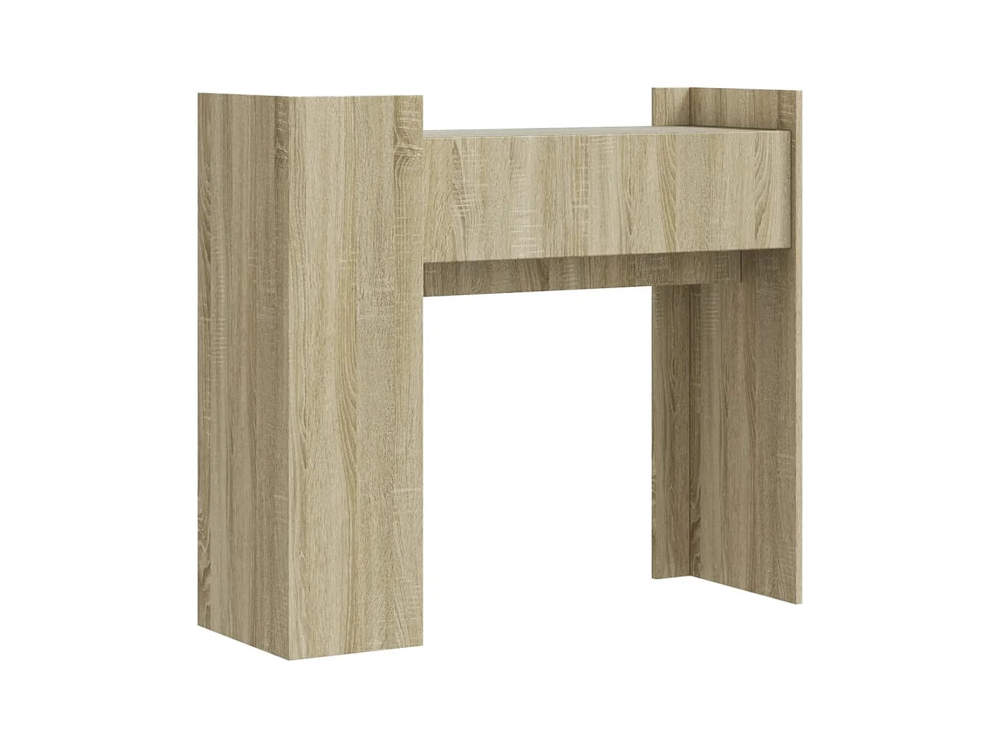 Mesa consola de madera de ingeniería roble Sonoma 100x35x90 cm