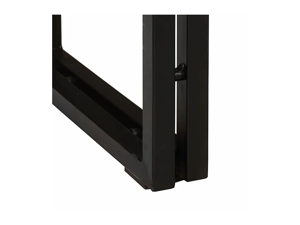 Table console Multicolore bois de récupération massif