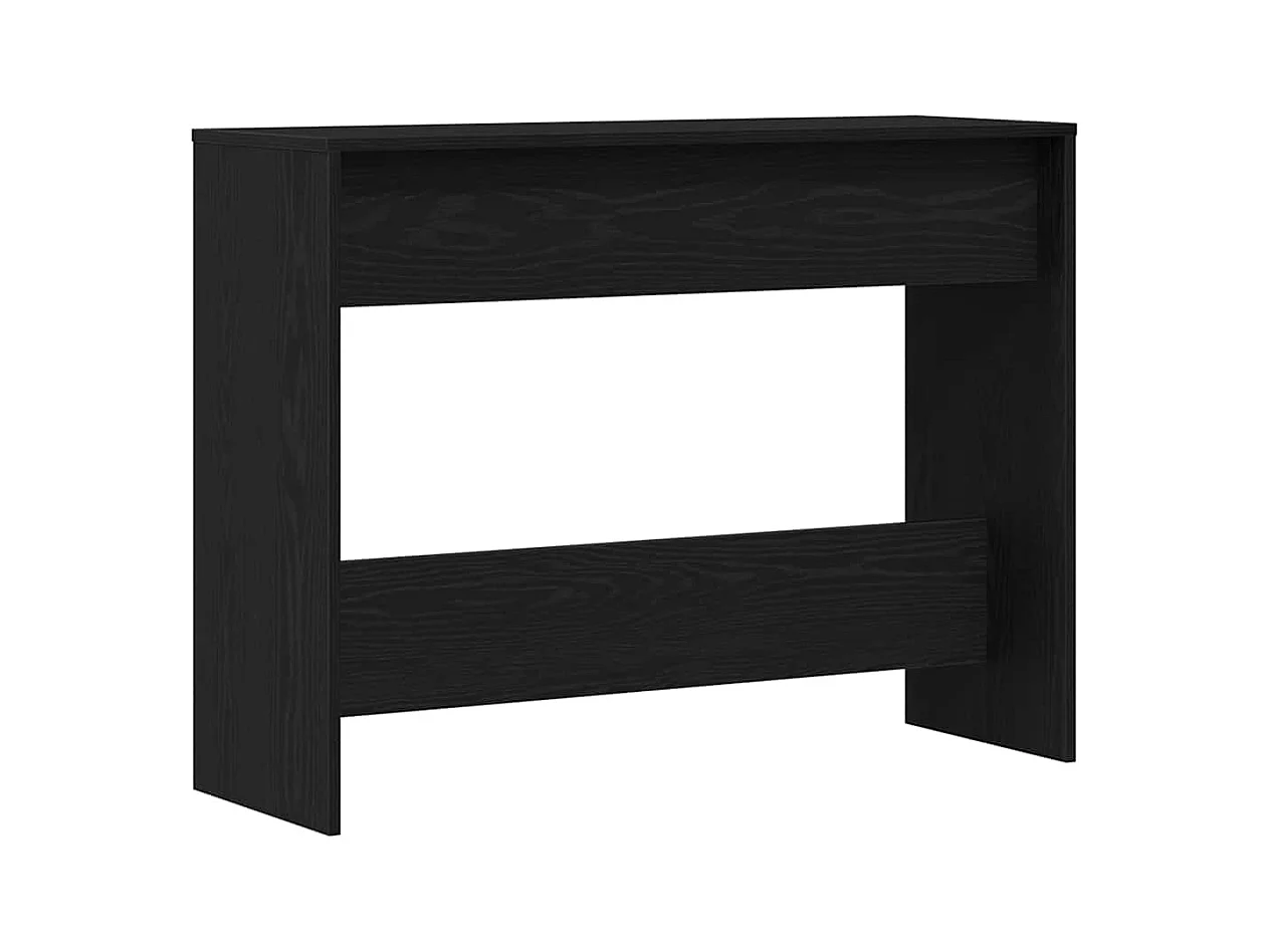 Mesa Consola con cajón Roble negro 100 x 35 x 76.5 cm