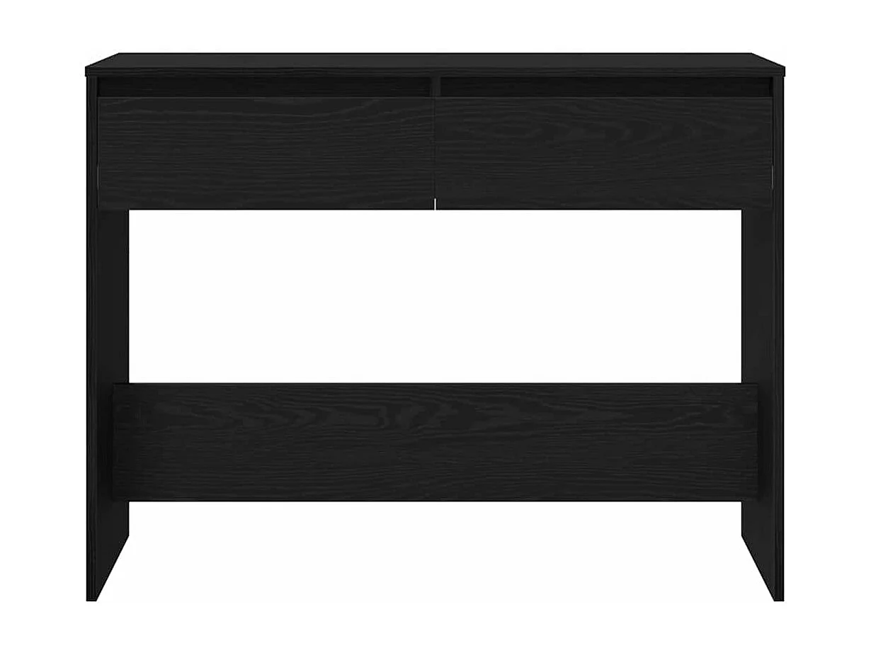 Mesa Consola con cajón Roble negro 100 x 35 x 76.5 cm