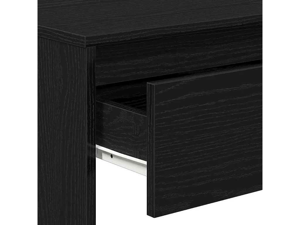 Mesa Consola con cajón Roble negro 100 x 35 x 76.5 cm