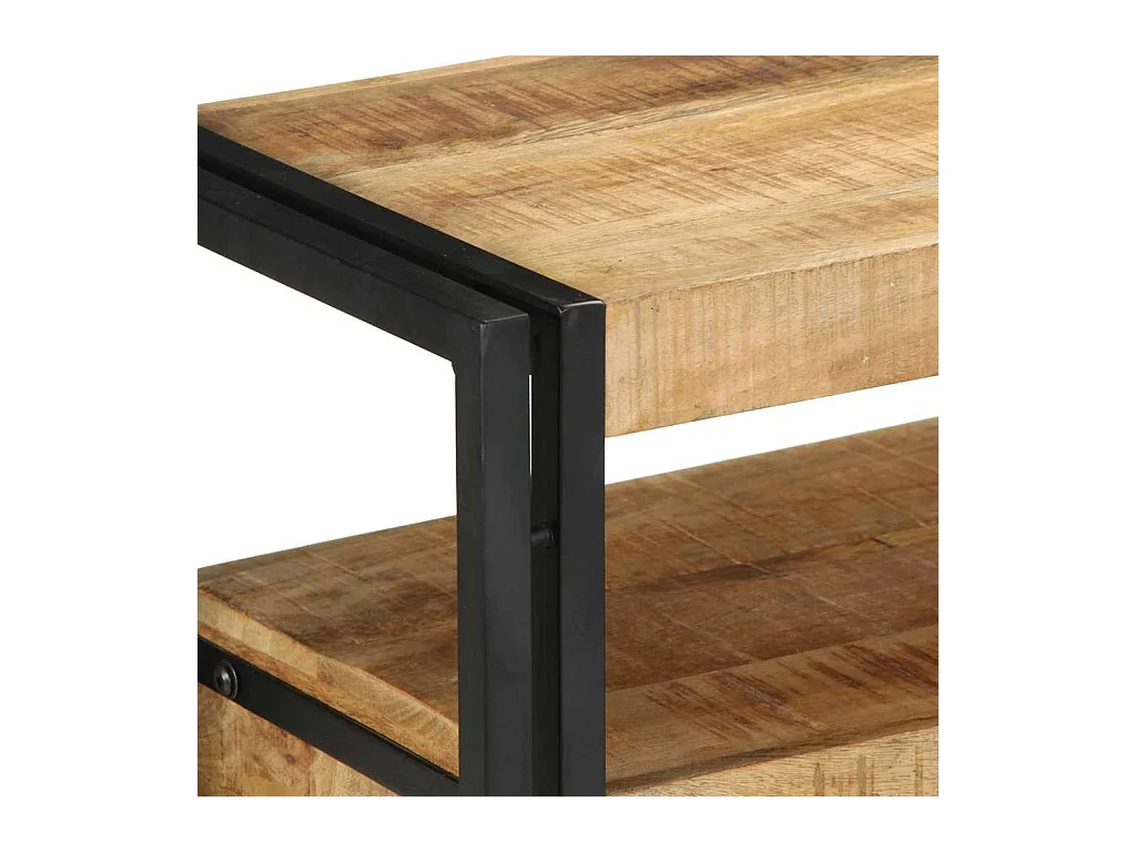 Mesa Consola Marrón 120 x 33 x 75 cm madera maciza de mango