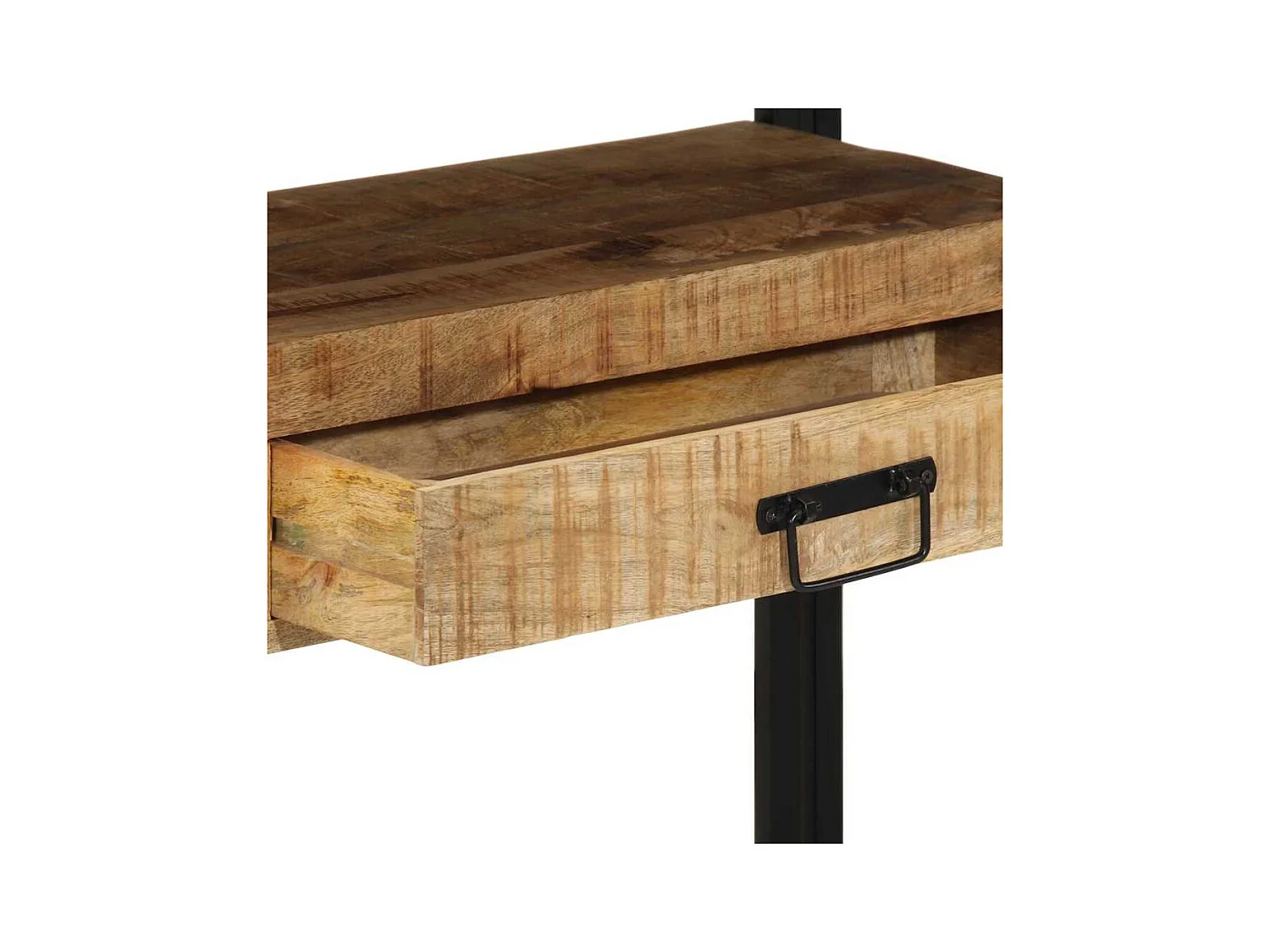 Mesa Consola Marrón 120 x 33 x 75 cm madera maciza de mango