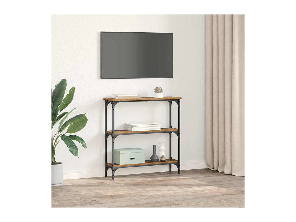 Aparador com prateleira Madeira antiga 75 x 22.5 x 75 cm