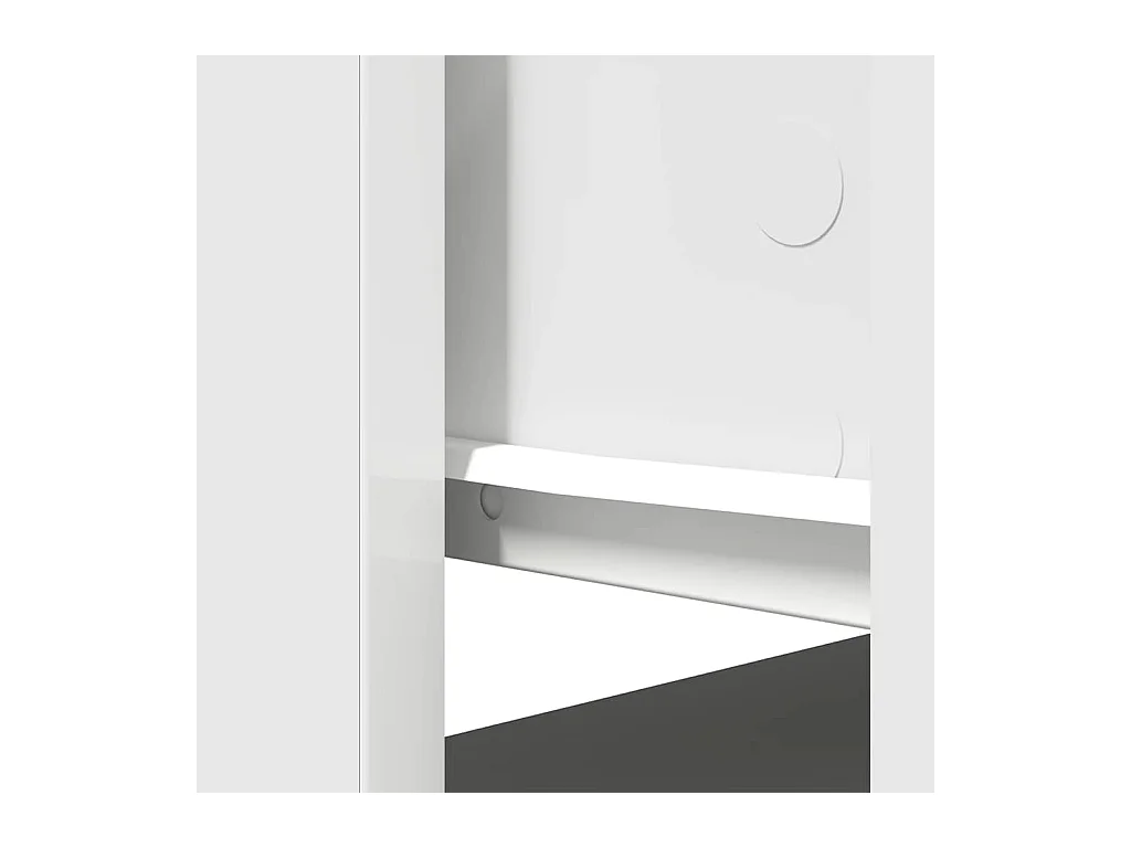 Mesa consola con cajones blanca 85,5x38,5x74,5 cm