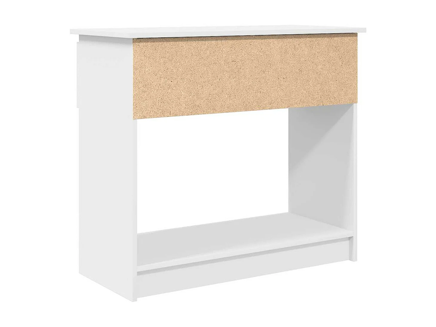 Table console avec tiroirs blanc 85,5x38,5x74,5 cm