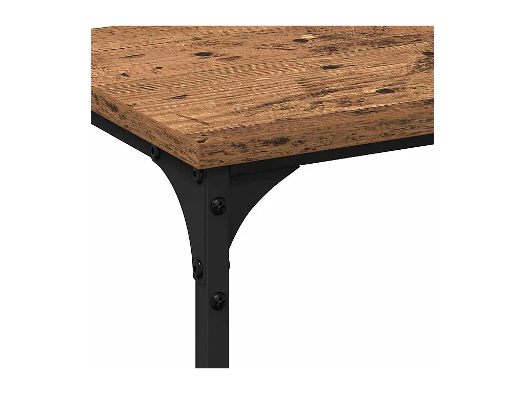 Console Tafel met plank met opslag Oud Hout 200 x 29 x 75 cm