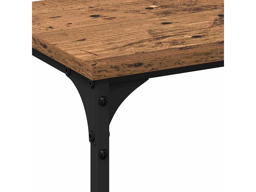 Table console avec étagère Bois Ancien 200 x 29 x 75 cm