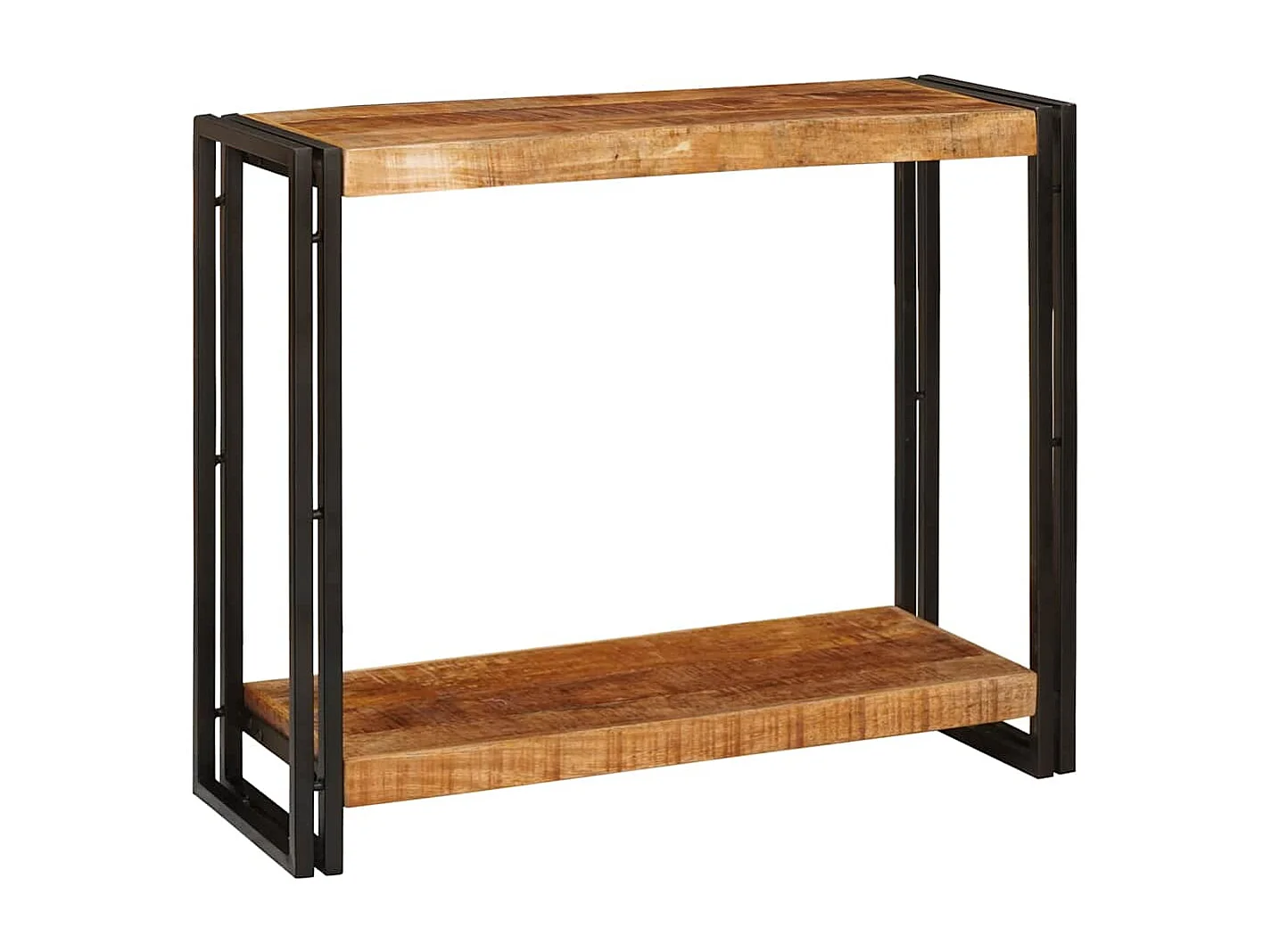 Mesa Consola 90 x 33 x 75 cm Madera maciza de mango rugosa