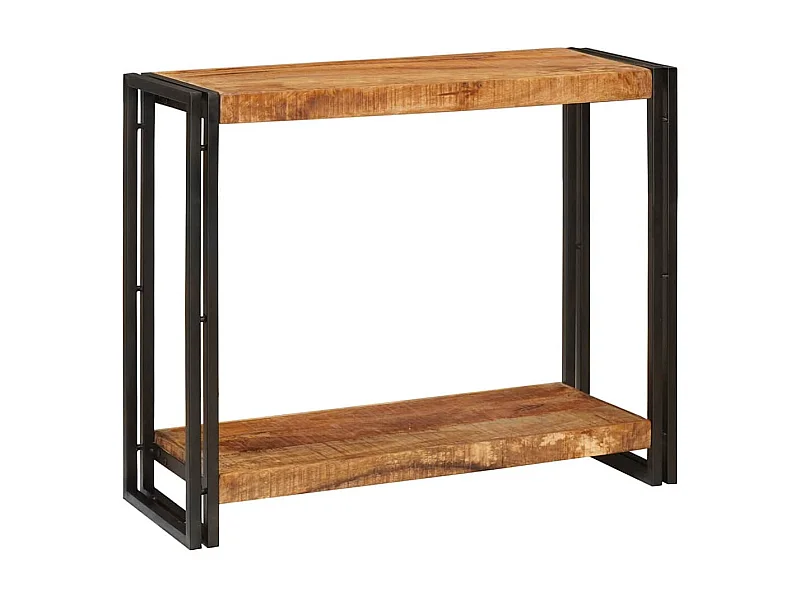 Table console 90 x 33 x 75 cm Bois de manguier brut massif