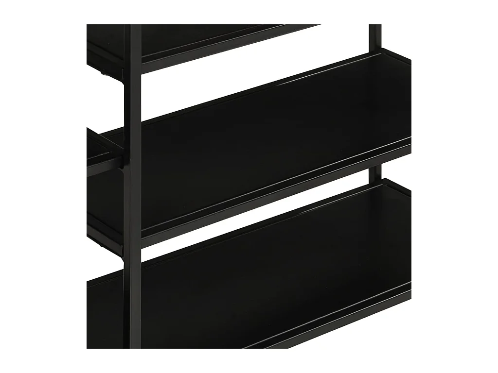 Mesa consola madera maciza mango rugosa y hierro 110x30x75 cm