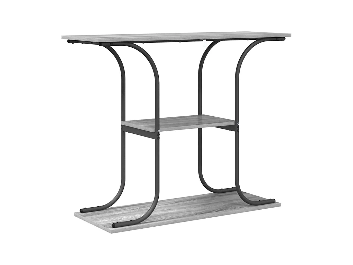 Aparador Sonoma cinzento 101 x 35 x 80.5 cm Madeira processada