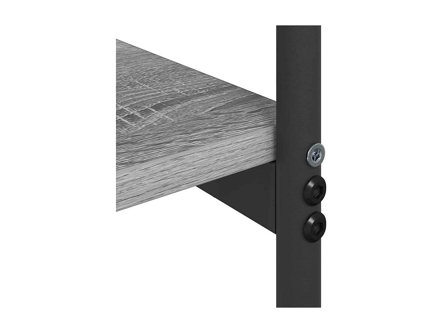 Table console Sonoma gris 101 x 35 x 80.5 cm Bois d'ingénierie