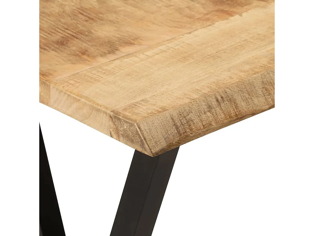 Table console à live edge 105x33x76 cm bois de manguier massif