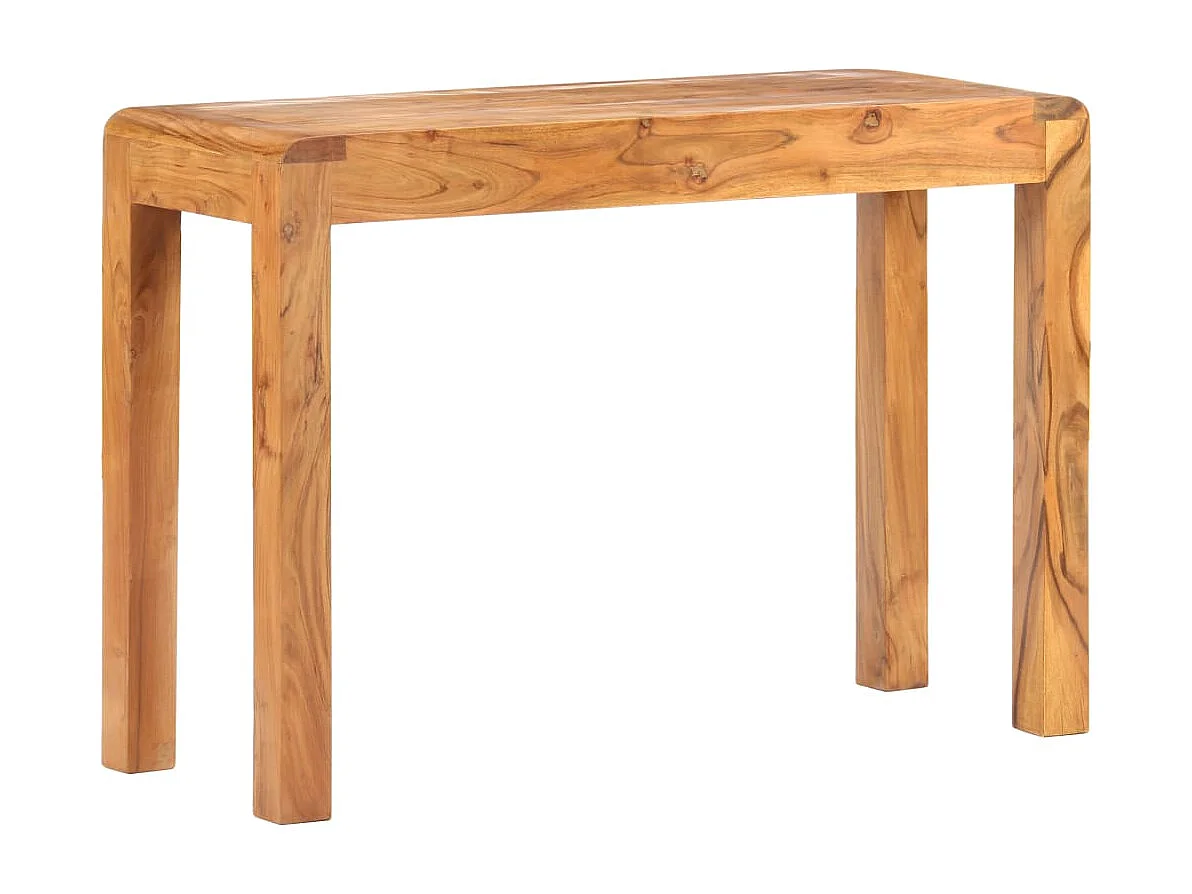 Wandtafel 110x40x76 cm gerecycled hout met honingafwerking