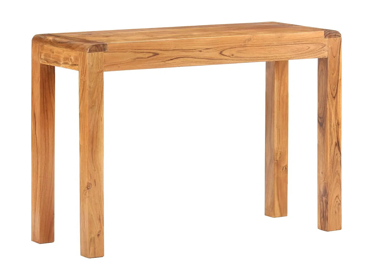 Wandtafel 110x40x76 cm gerecycled hout met honingafwerking