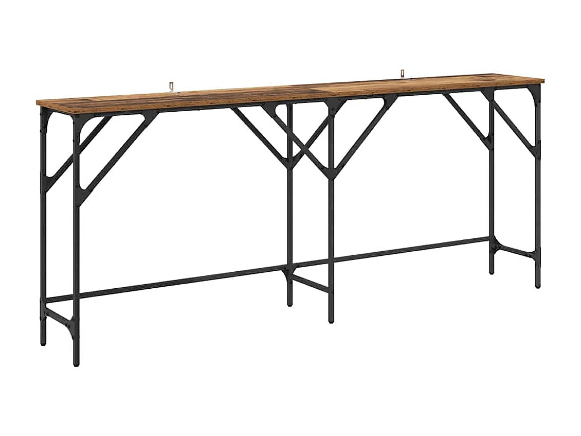 Table console Bois ancien 180 x 29 x 75 cm Bois d'ingénierie