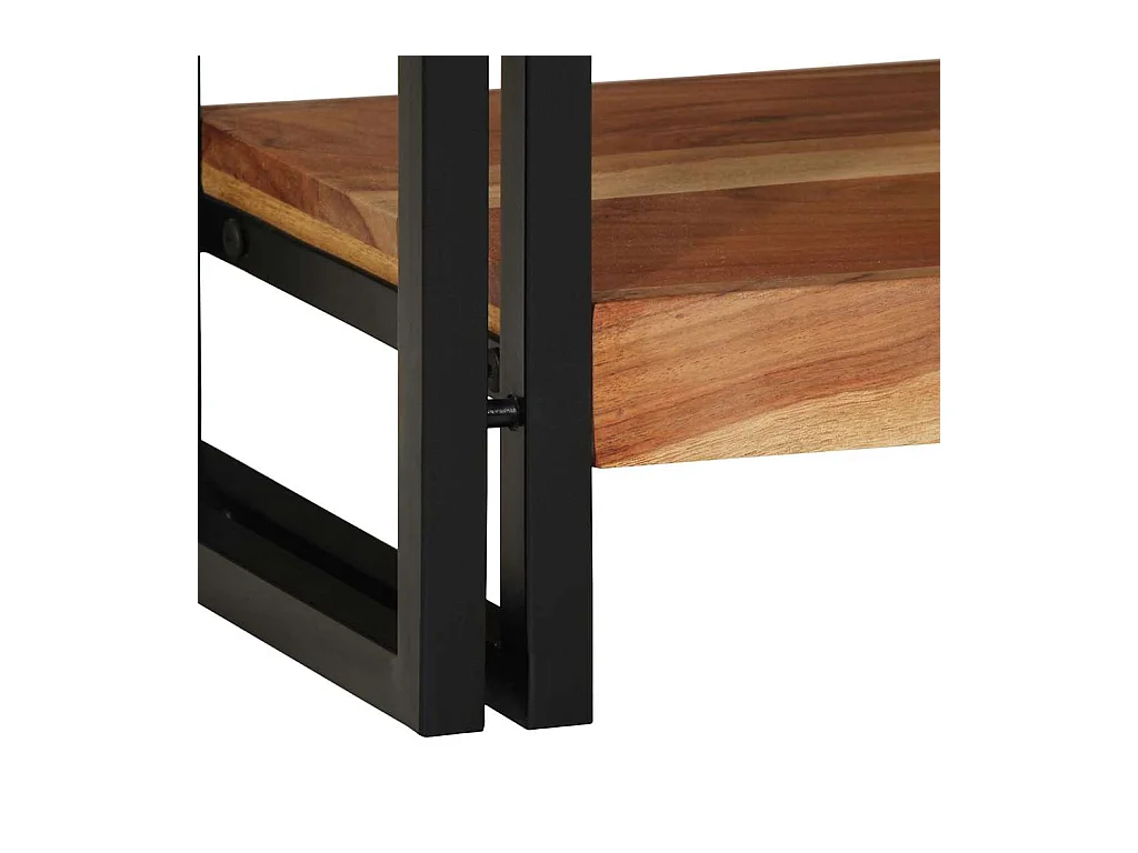 Table console Marron 120 x 33 x 75 cm Bois d'acacia massif