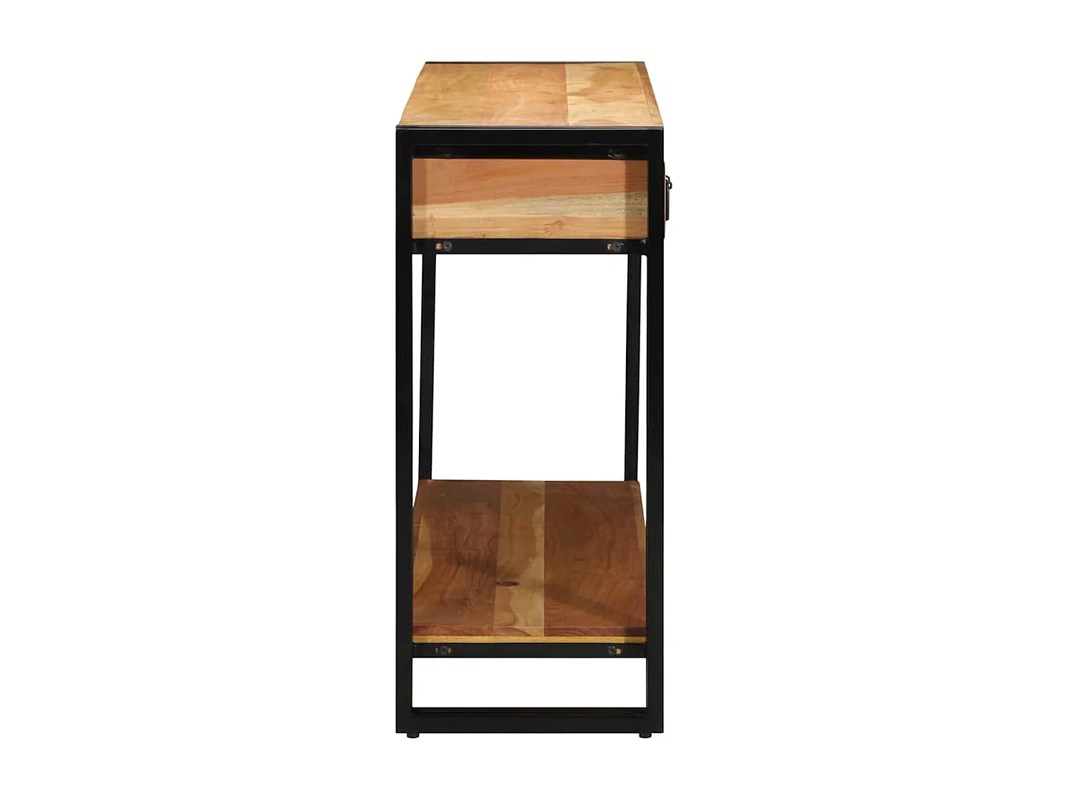 Mesa Consola Marrón 120 x 33 x 75 cm madera maciza de acacia