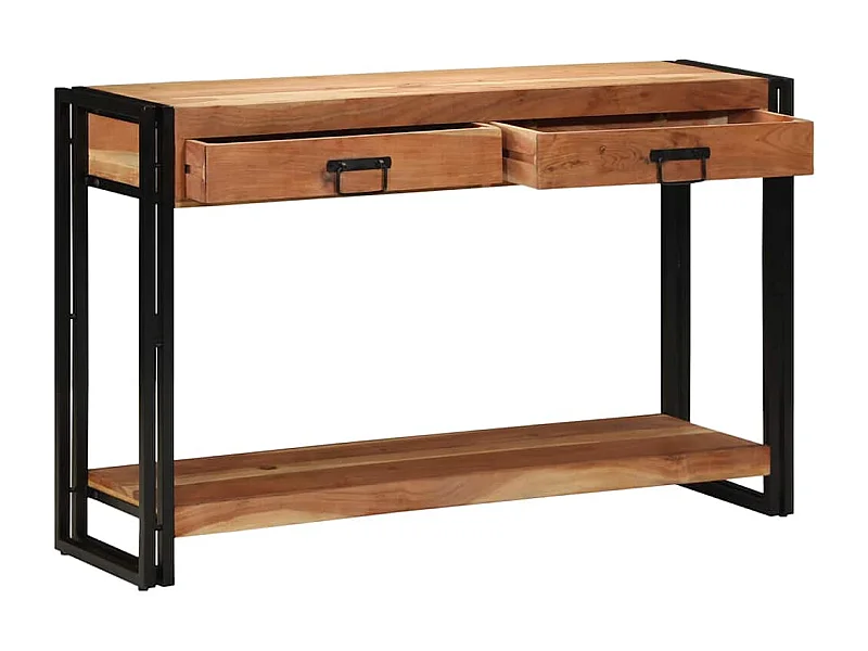 Aparador Castanho 120 x 33 x 75 cm Madeira de acácia maciça