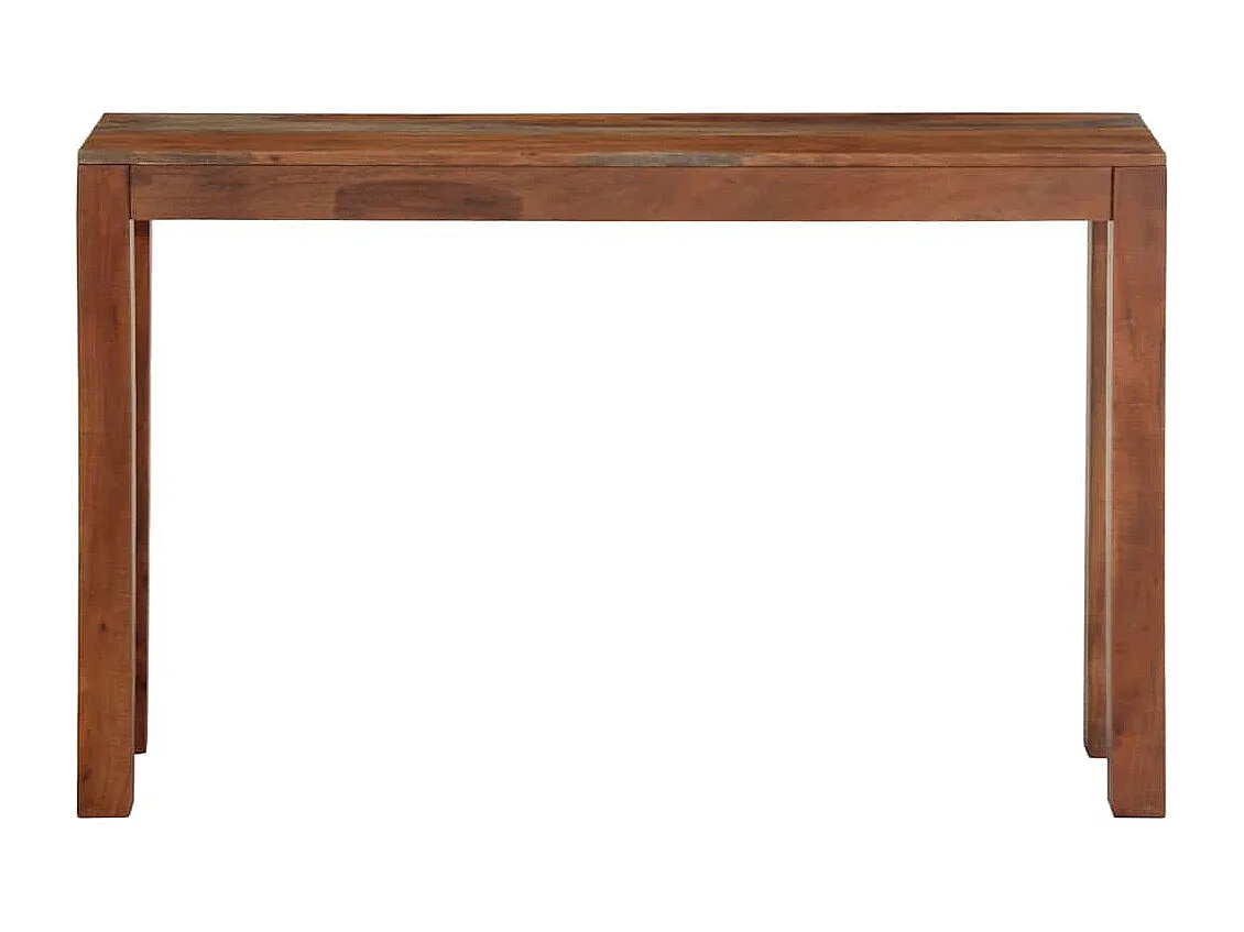 Wandtafel 120x30x76 cm massief acaciahout