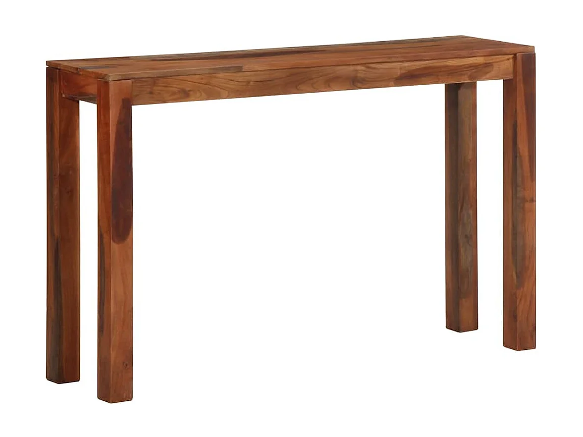 Wandtafel 120x30x76 cm massief acaciahout