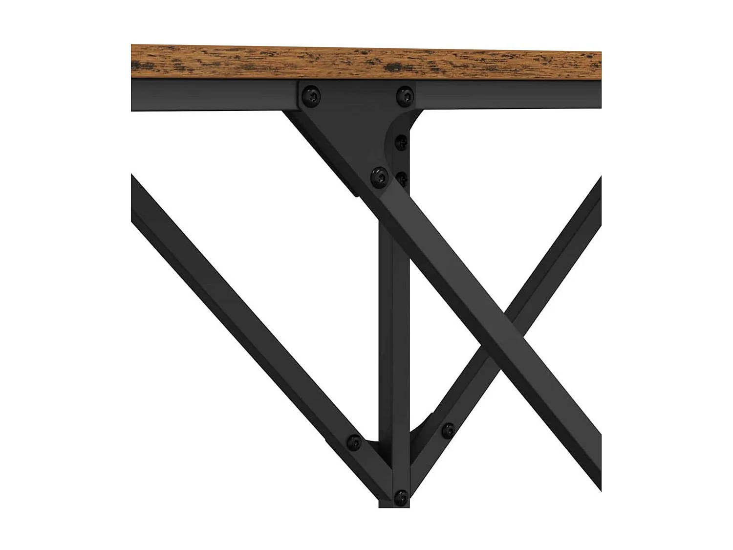 Table console Bois ancien 140 x 29 x 75 cm Bois d'ingénierie