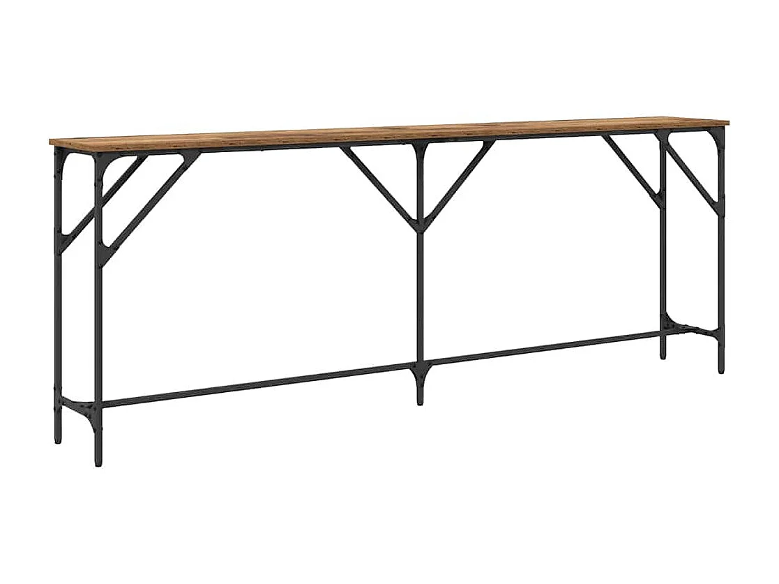 Mesa Consola Madera Vieja 200 x 29 x 75 cm
