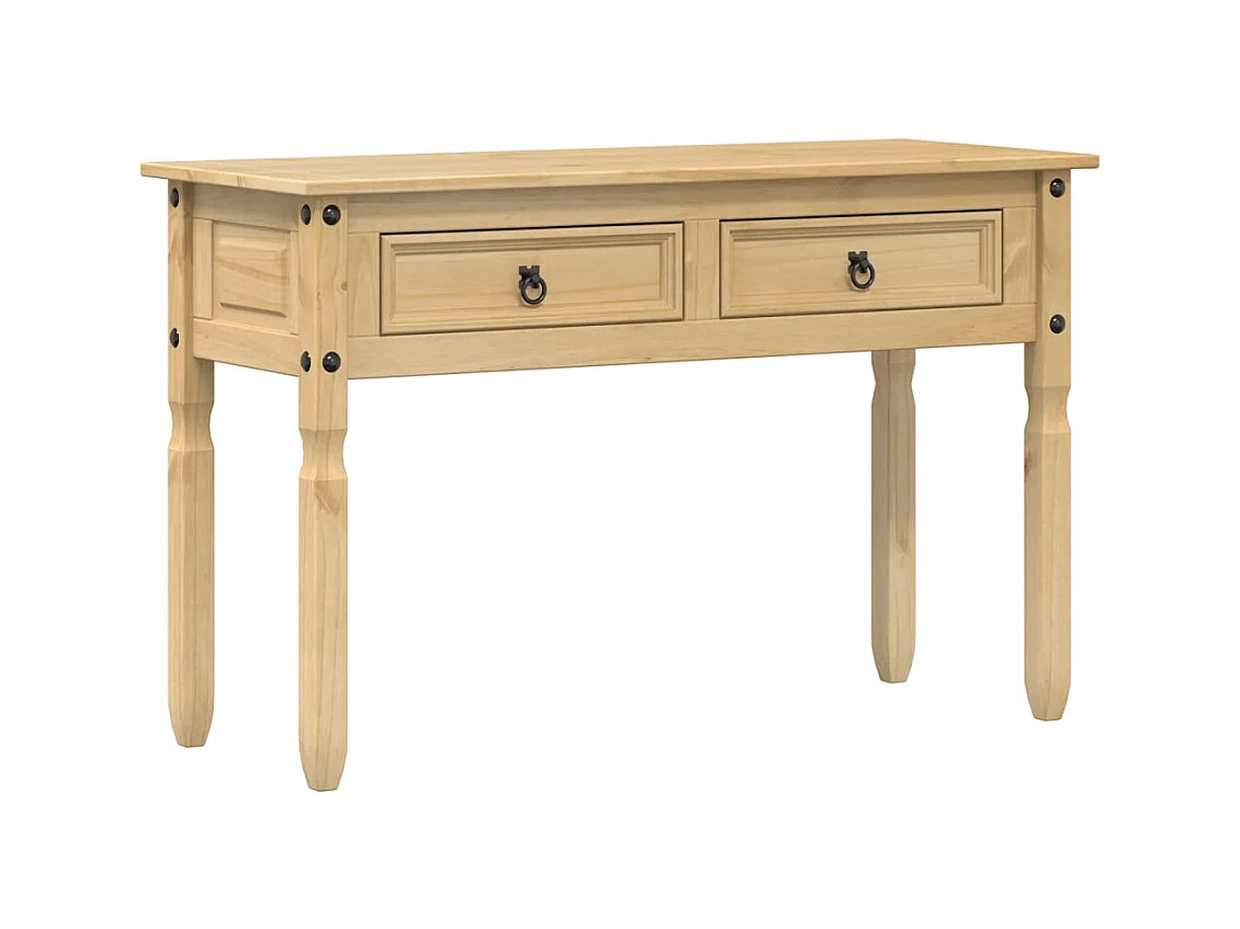 Table console Corona 115x46x73 cm bois de pin massif