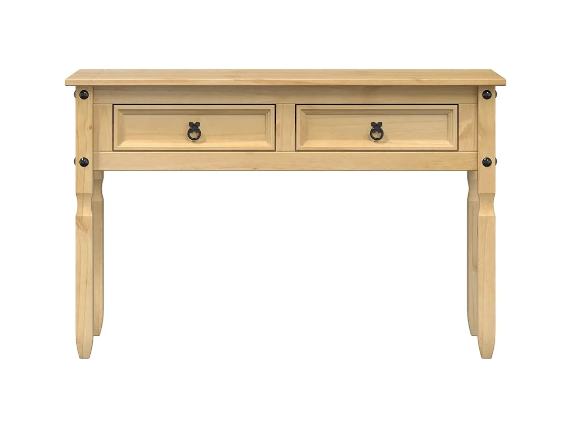 Table console Corona 115x46x73 cm bois de pin massif