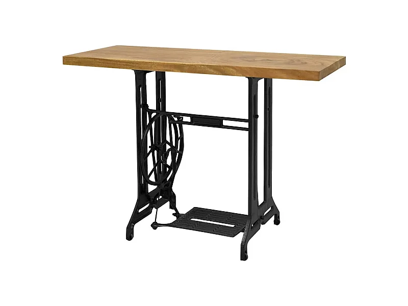 Mesa consola de máquina de coser 110x40x75 cm