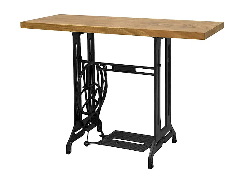 Table console avec machine à coudre 110x40x75 cm
