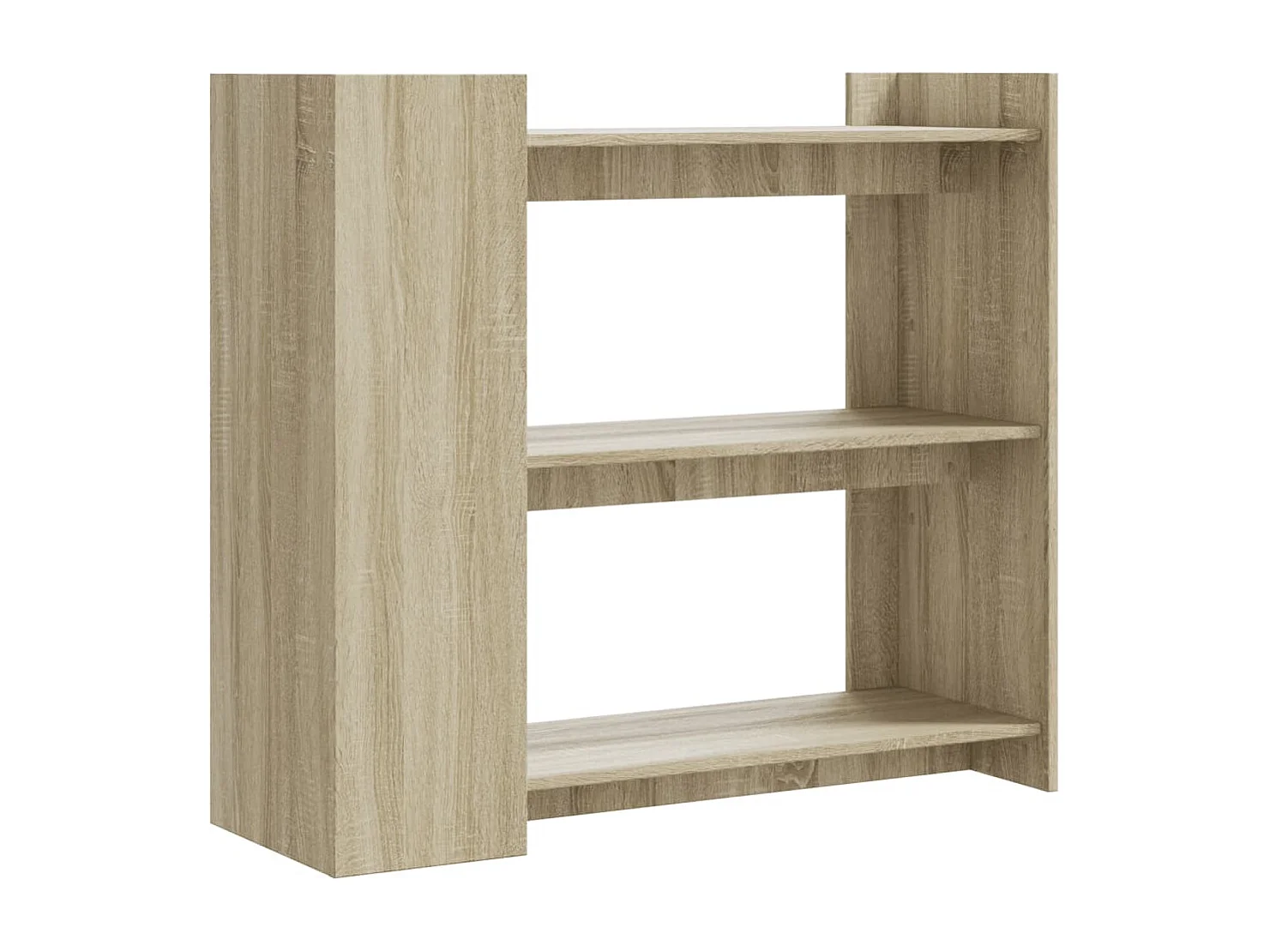 Table console chêne sonoma 100x35x90 cm bois d'ingénierie