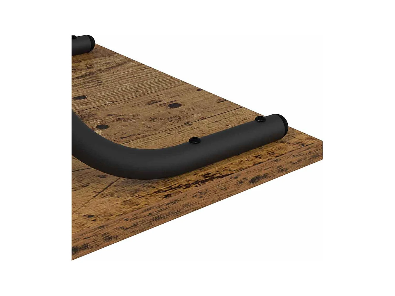 Wandtafel met plank Oud hout 101 x 35 x 80.5 cm Bewerkt hout