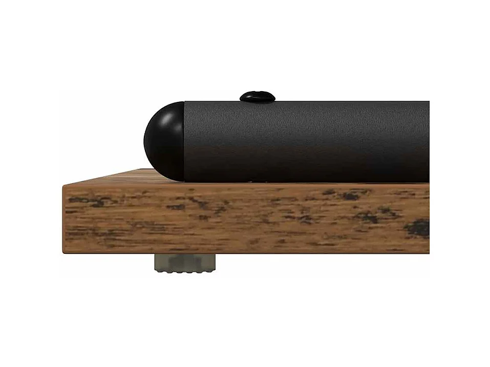 Wandtafel met plank Oud hout 101 x 35 x 80.5 cm Bewerkt hout