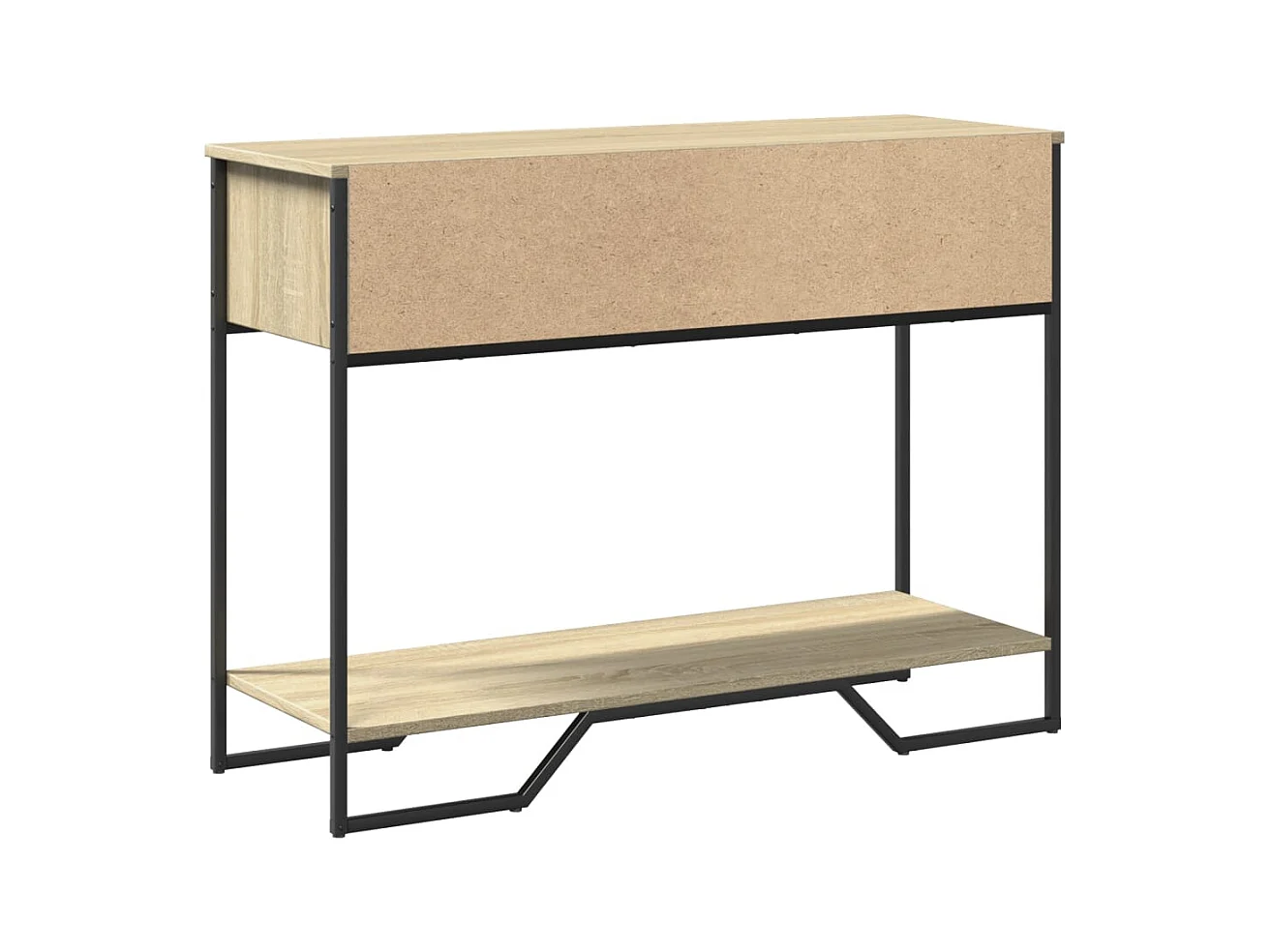 Mesa consola madera de ingeniería roble Sonoma 100x35x74,5 cm
