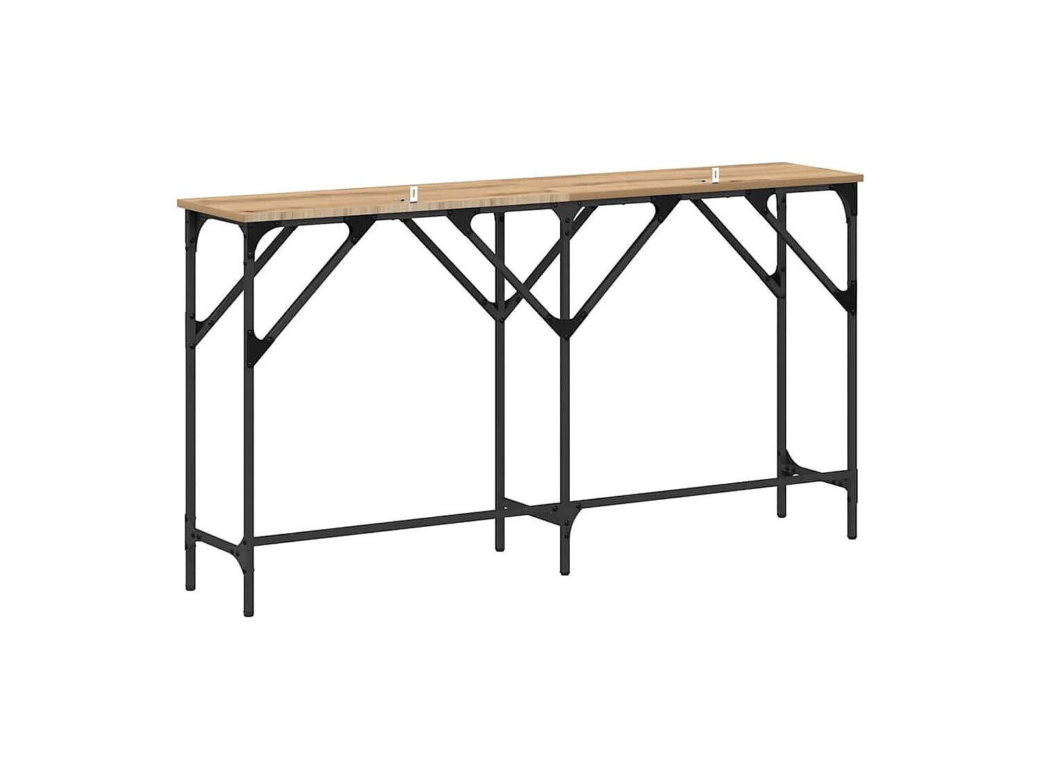 Mesa Consola Roble artisan 140 x 29 x 75 cm