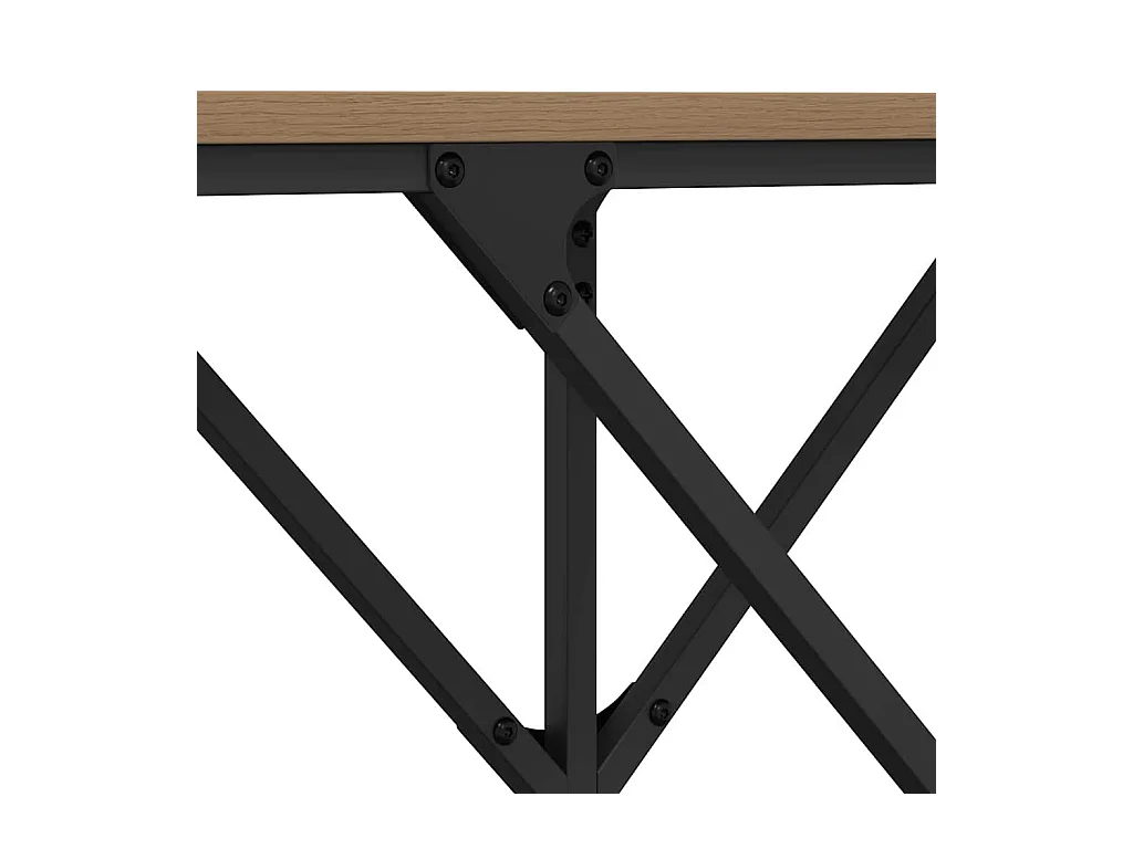 Mesa Consola Roble artisan 140 x 29 x 75 cm