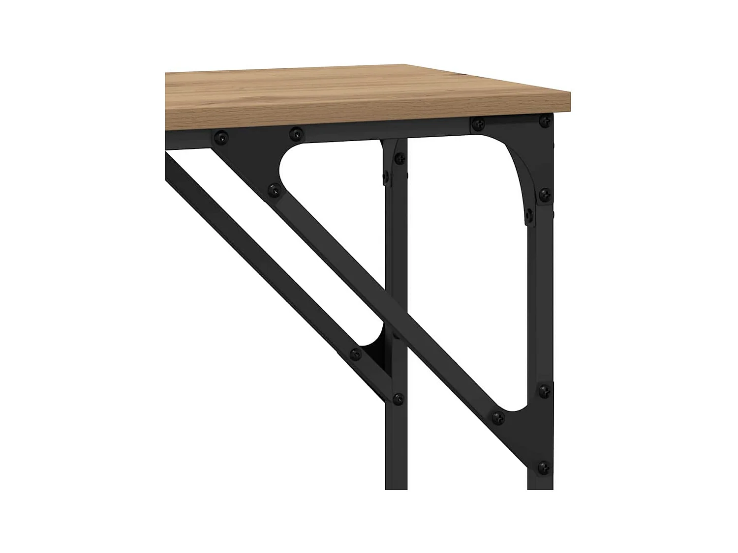 Mesa Consola Roble artisan 140 x 29 x 75 cm