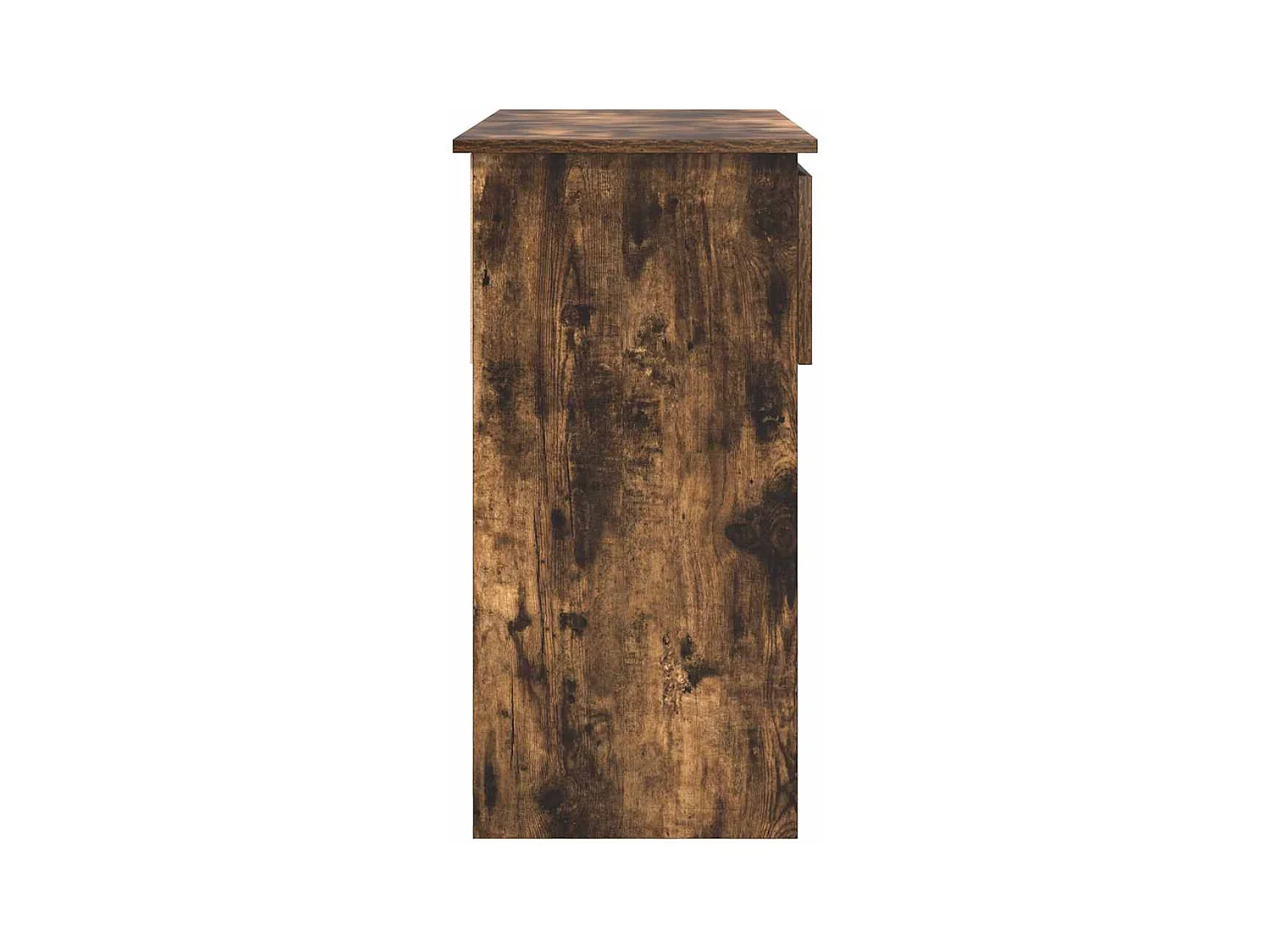 Mesa consola con cajones roble ahumado 85,5x38,5x74,5 cm