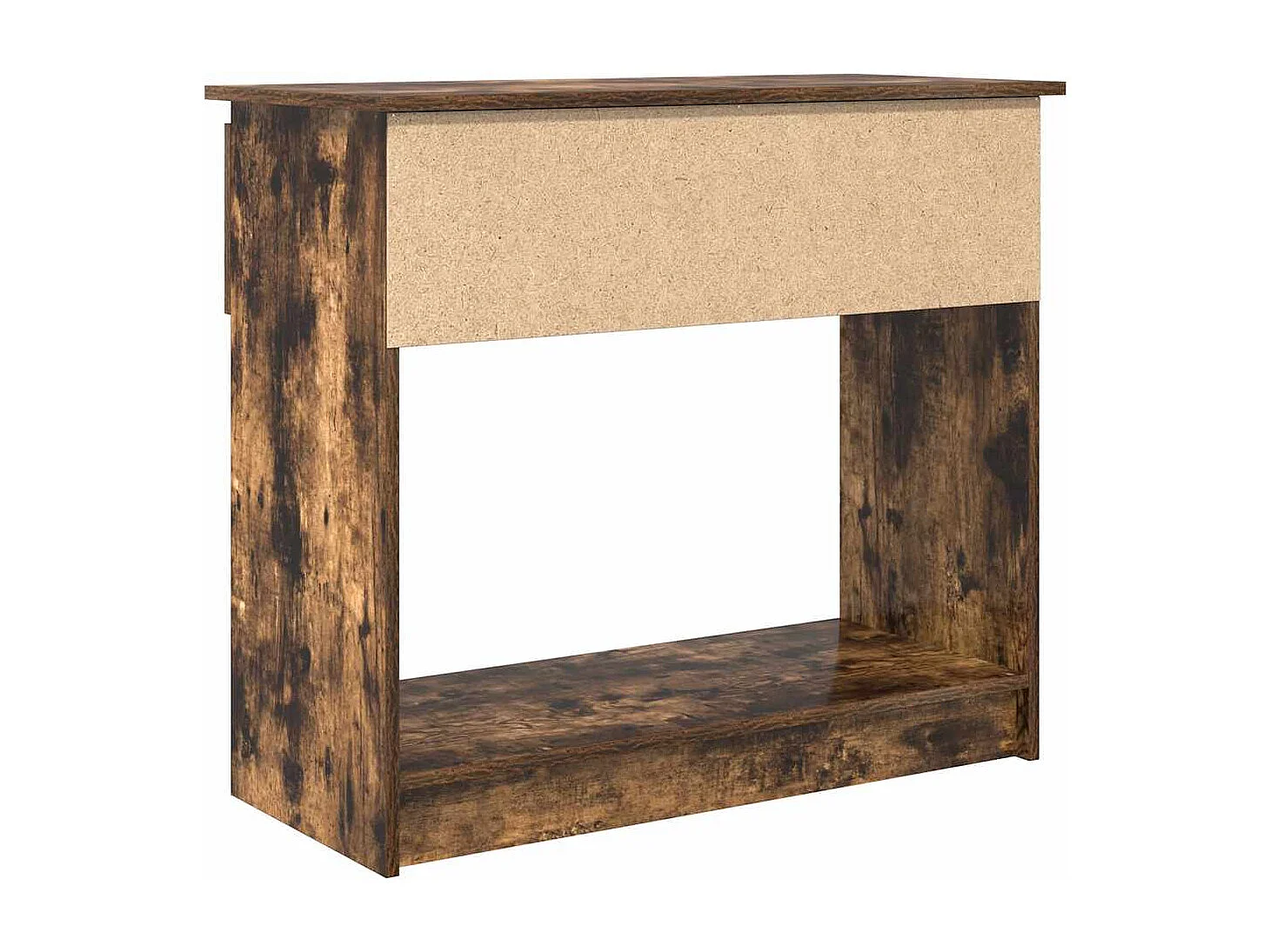 Wandtafel met lades gerookt eikenkleurig 85,5x38,5x74,5 cm