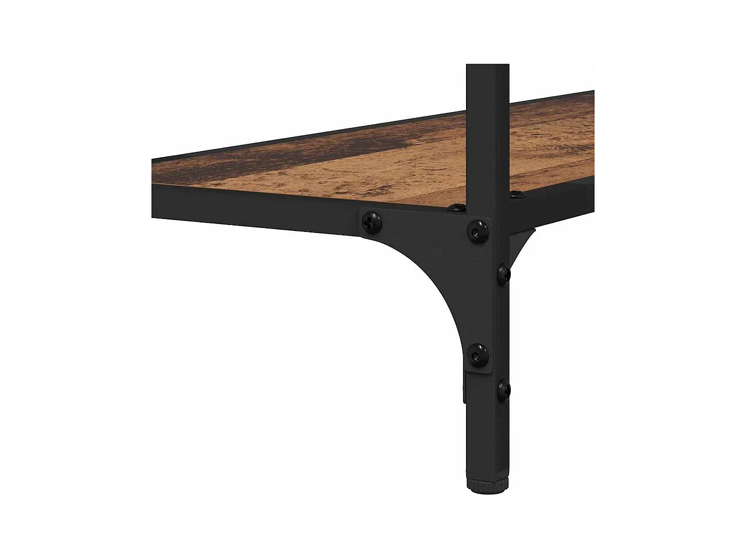 Mesa Consola con estante Madera vieja 101 x 30.5 x 75 cm