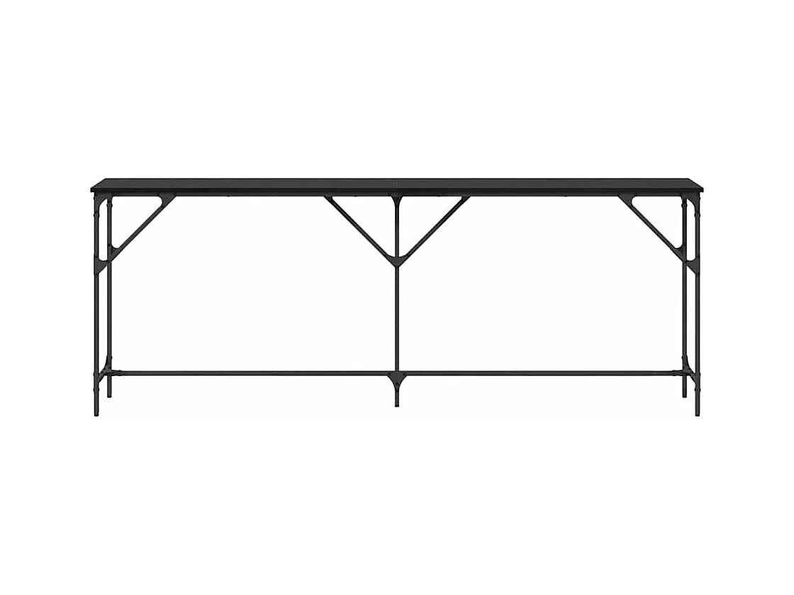 Tabela Console Carvalho preto 200 x 29 x 75 cm