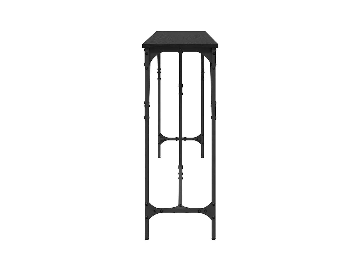 Tabela Console Carvalho preto 200 x 29 x 75 cm