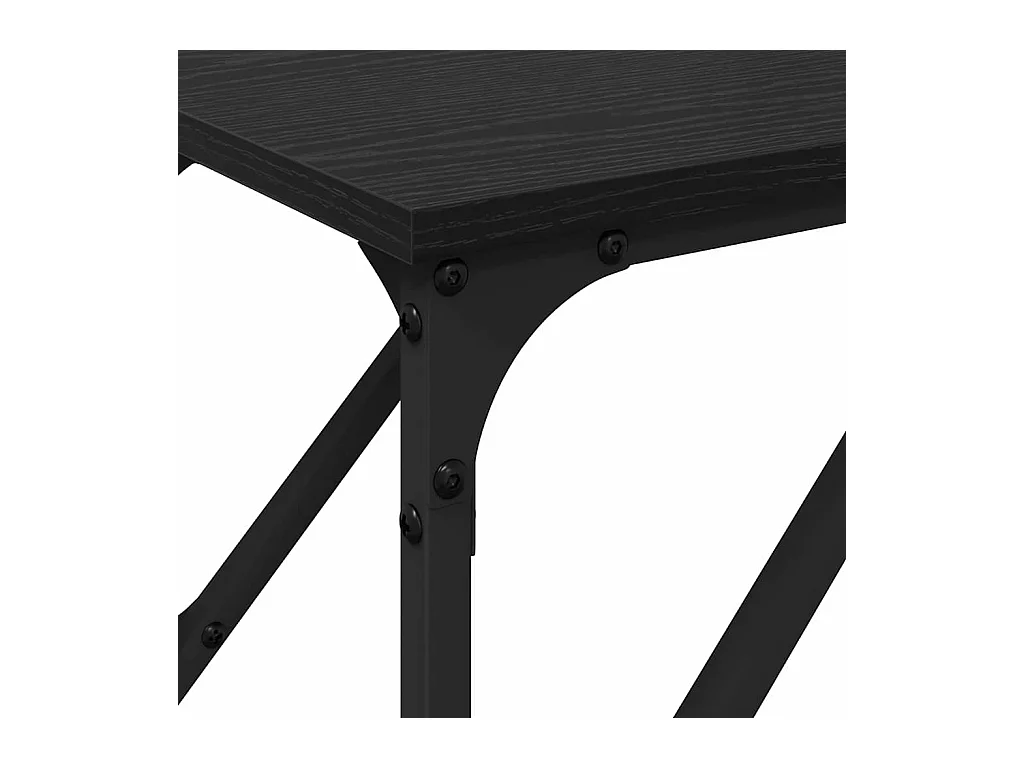 Tabela Console Carvalho preto 200 x 29 x 75 cm