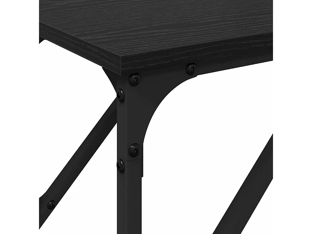 Table console Chêne noir 200 x 29 x 75 cm
